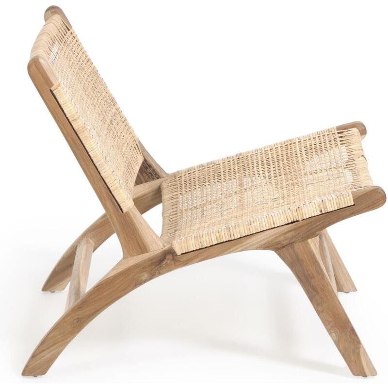 Fauteuil Beida bois massif de tek