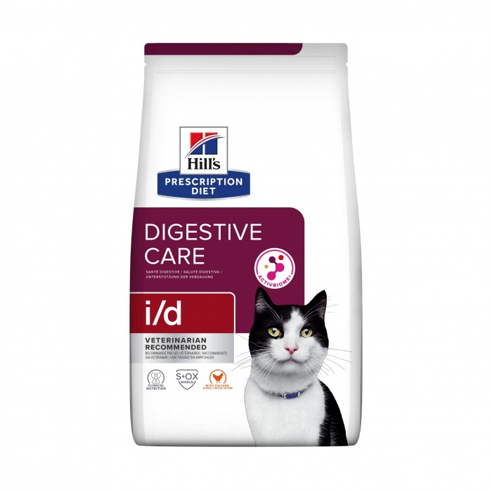 HILL'S Prescription Diet i/d Digestive Care au Poulet - Croquettes pour chat