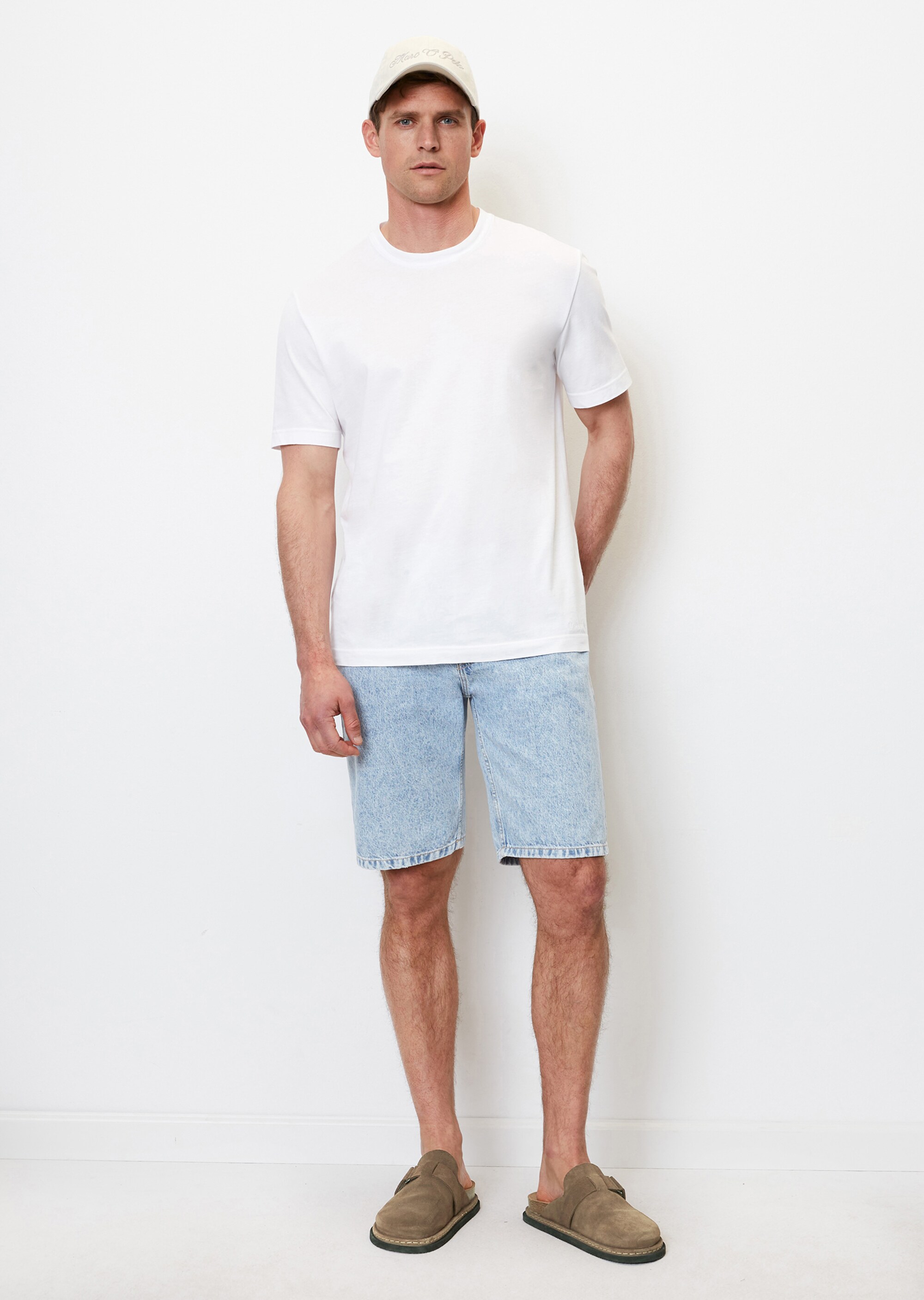 Jeansshorts Modell HAMAR aus reiner Bio-Baumwolle
