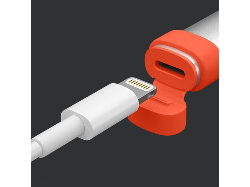 Logitech Eingabestift Crayon Grau/Orange Kinderfreundlicher Kreativ-Eingabestift für das Apple iPad
