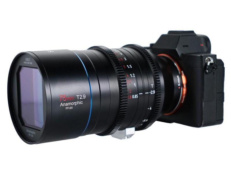 Sirui Festbrennweite Venus 75mm T2.9 1.6x – L-Mount Anamorphotes Vollformat-Objektiv