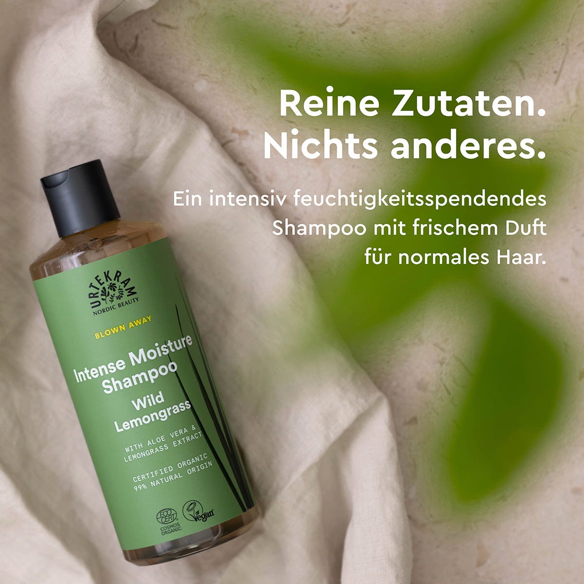 URTEKRAM  Wild Lemongrass Shampoo, 500 ml