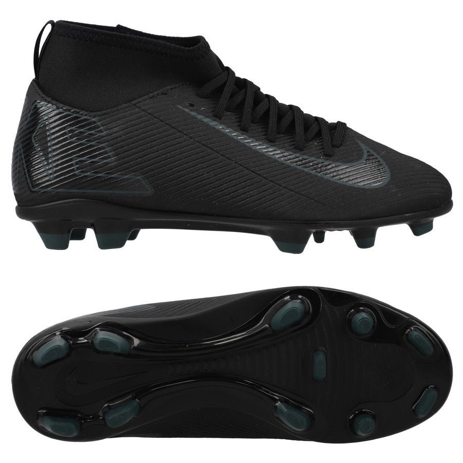 Nike Mercurial Superfly 10 Club MG Shadow - Noir/Vert Enfant