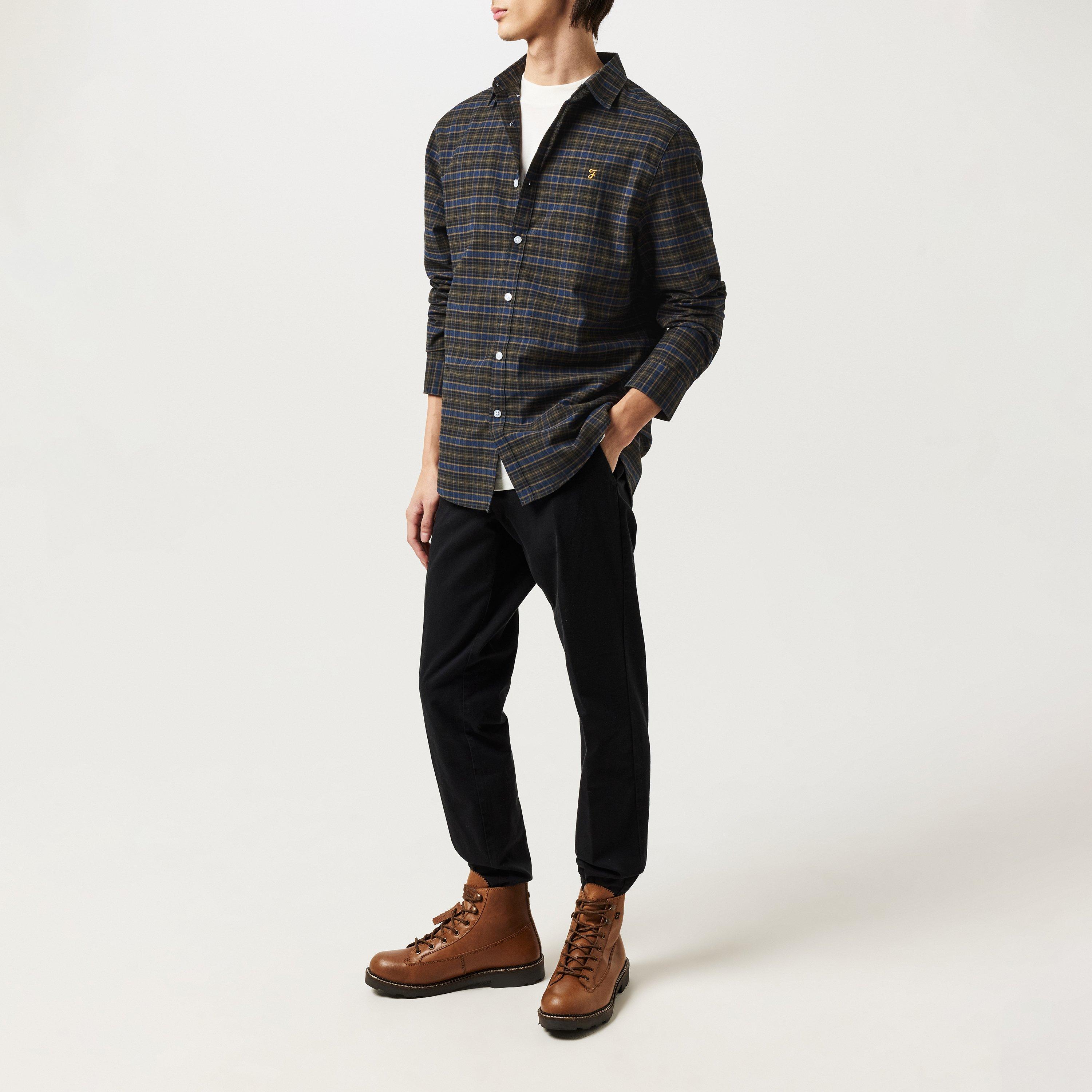 Farah Alban Slim Fit Check Shirt