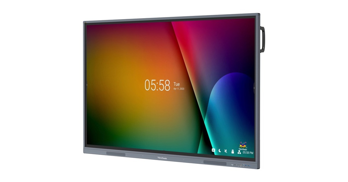 ViewSonicViewBoard IFP6533-G Interactieve Public Display  (Zwart, 3x HDMI, 1x HDMI-out, USB-C, USB-A, Touch)