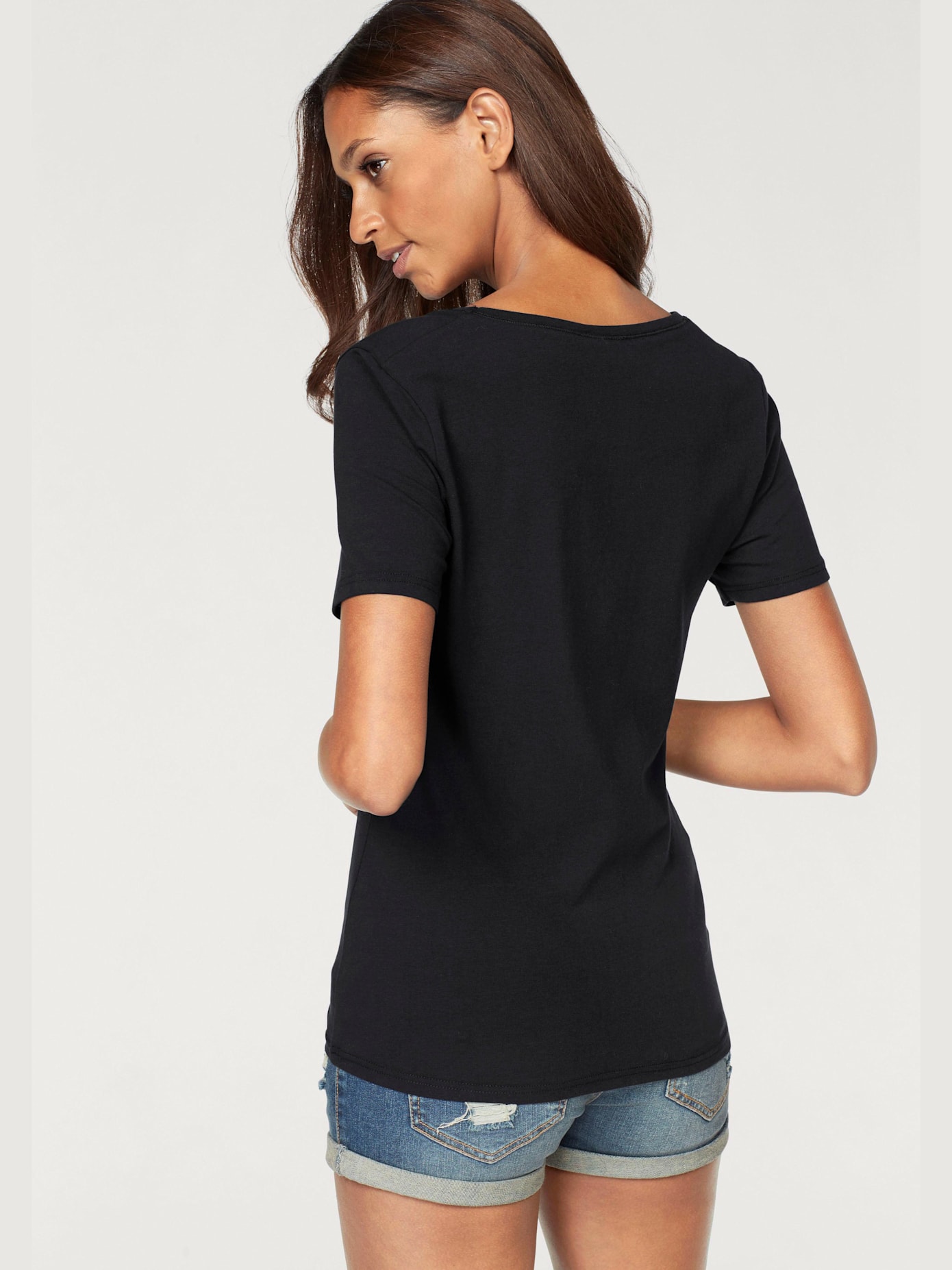 T-shirt à manches courtes t-shirts vivance en lot de 2