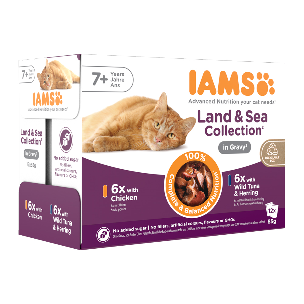 IAMS Delights Senior Cat Natvoer