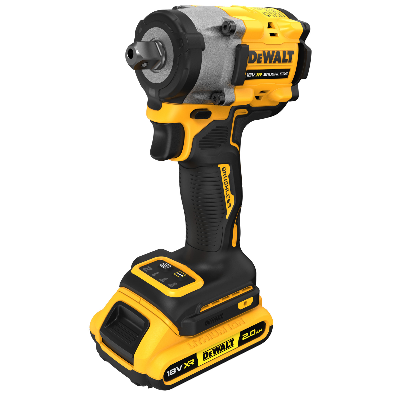 DeWALT DCF922D2T-QW 18V Li-ion XR Compacte Accu Slagsmoersleutel set (2x 2.0Ah) met 1/2