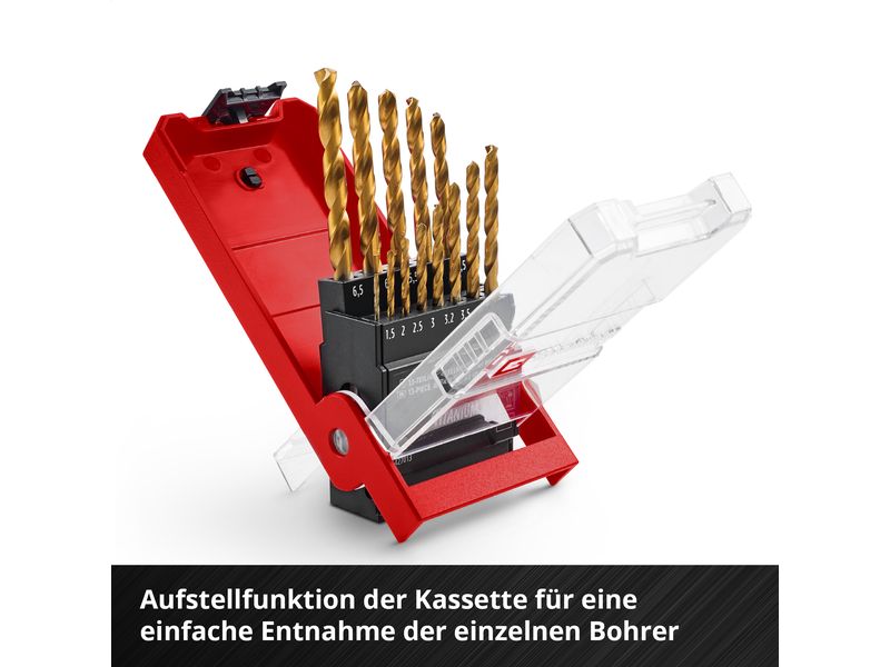 Einhell Metallbohrer-Set HSS-TiN 13tlg LS Bohrer-Set