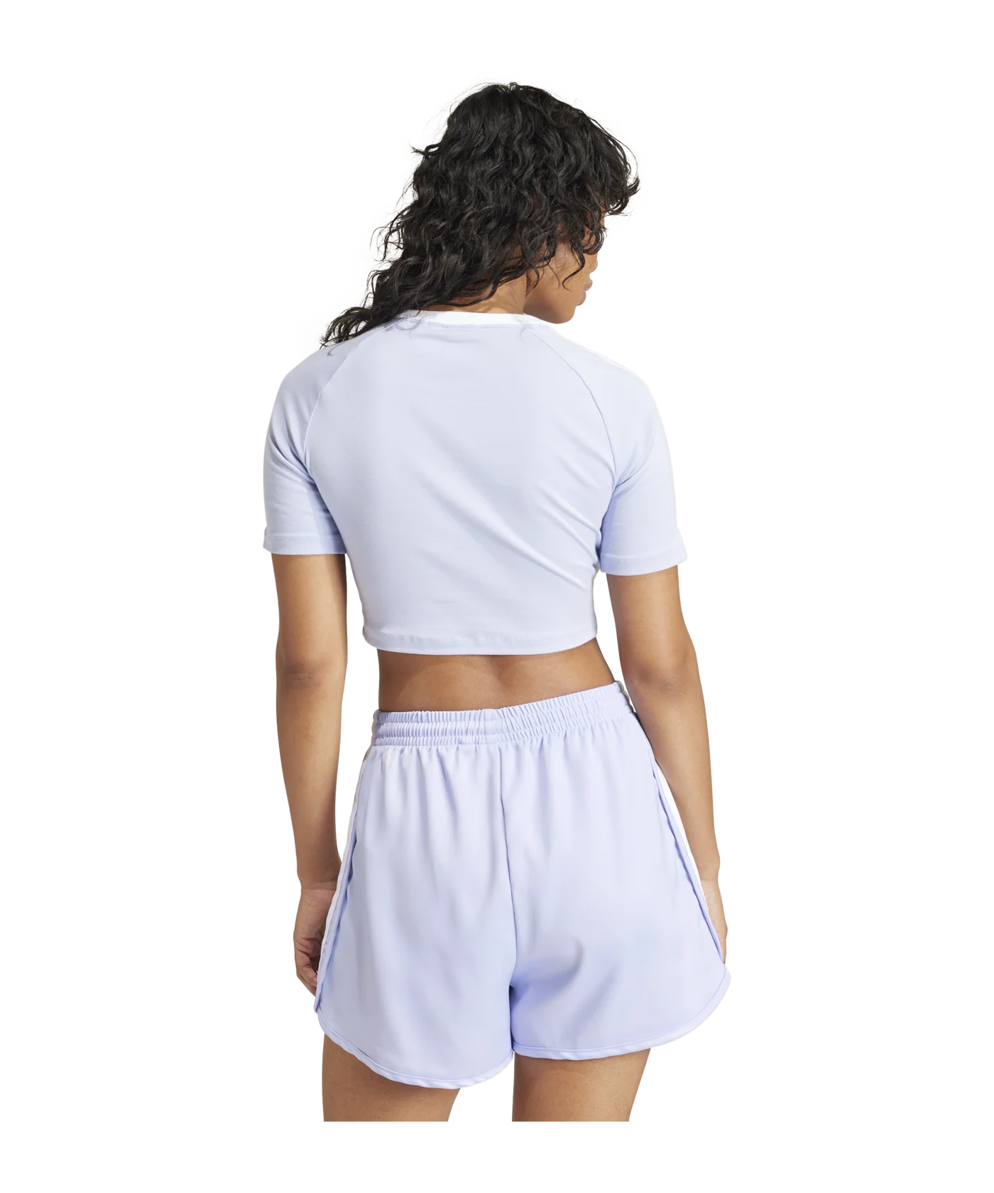 adidas Originals 3-Stripes Baby T-Shirt Damen Lila