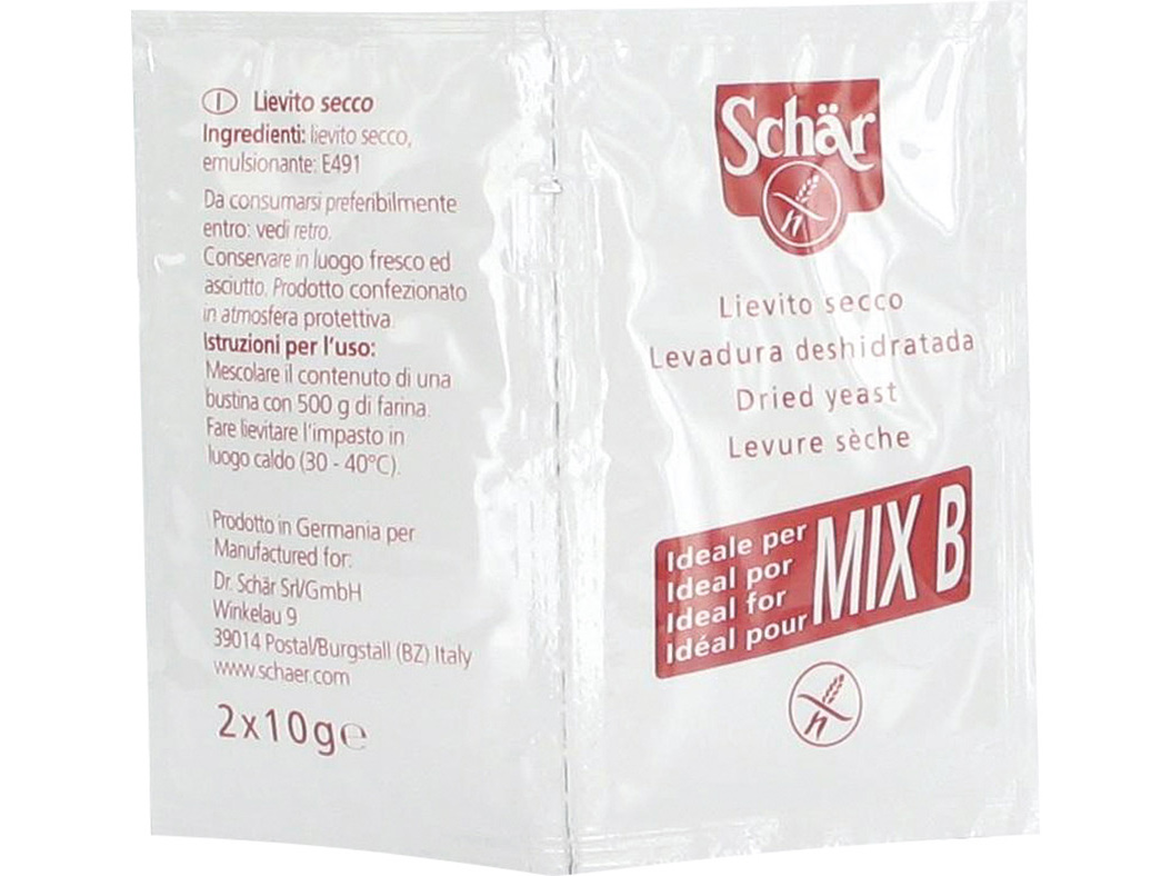 FERMENTO SCHAR SEM GLÚTEN 2X10G