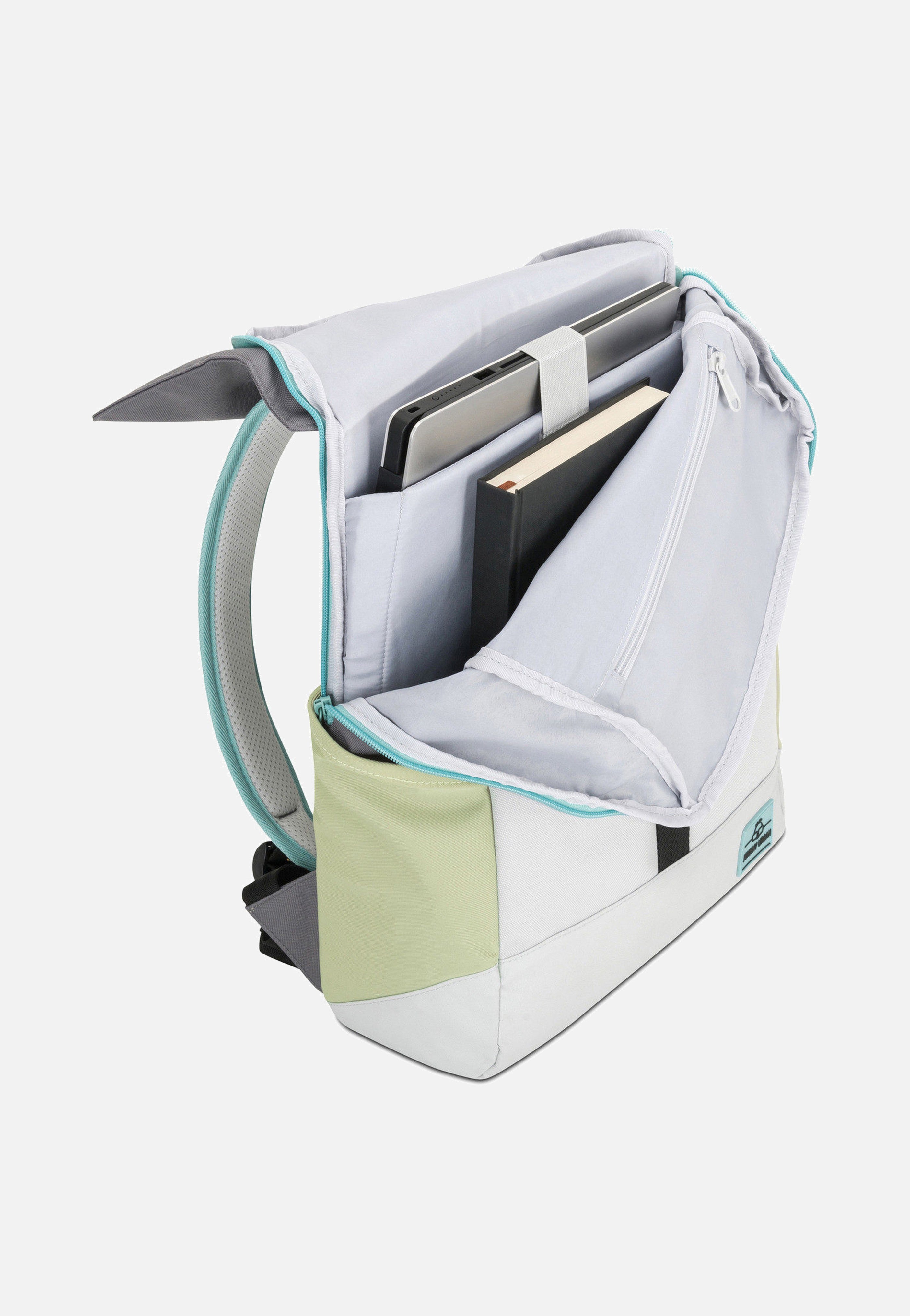 Mika Grau-Grün - Rucksack