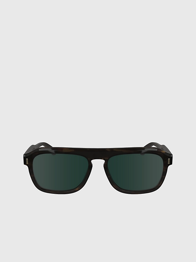 Óculos de Sol Retangulares Modificados CK24504S