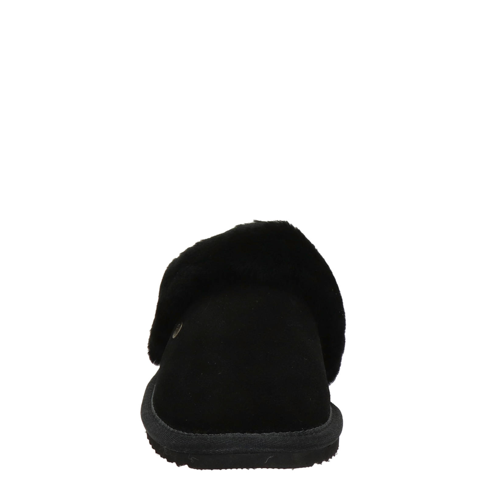Warmbat Australia leren pantoffels zwart