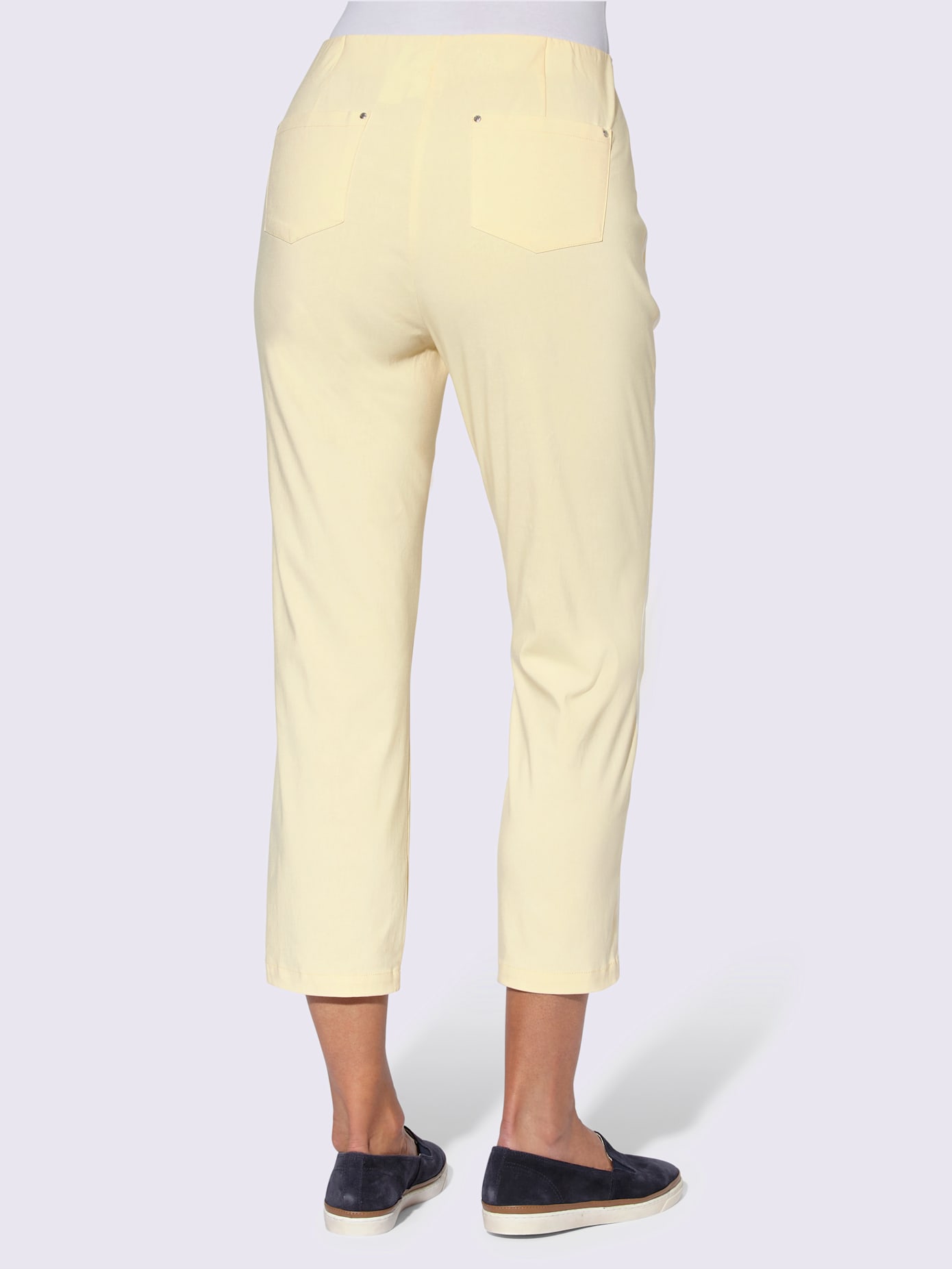 Pantalon 7/8 rayures galon tendance