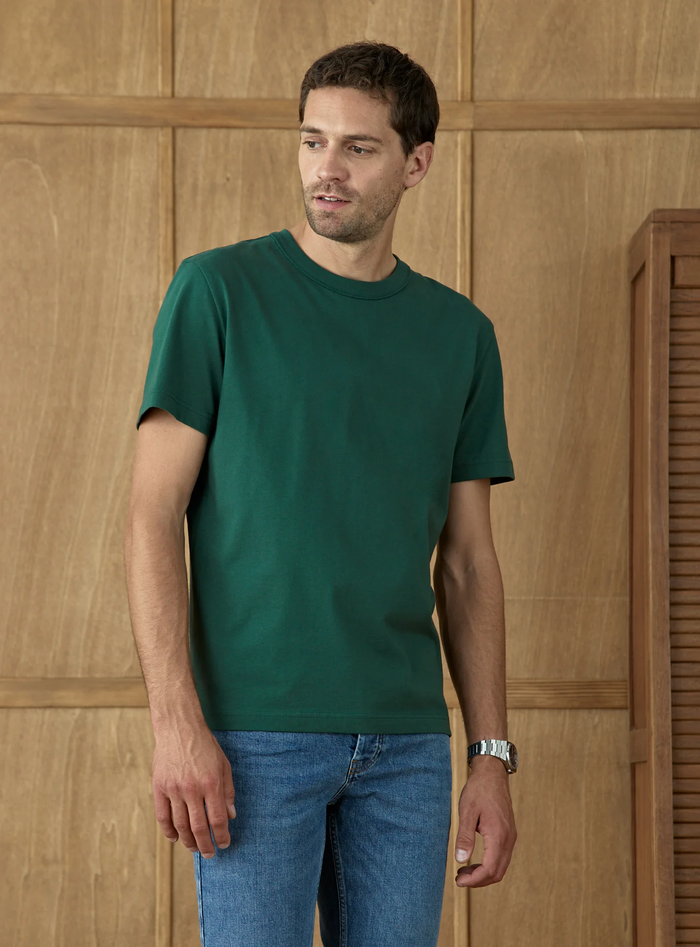 T-shirt Basile Off Green
