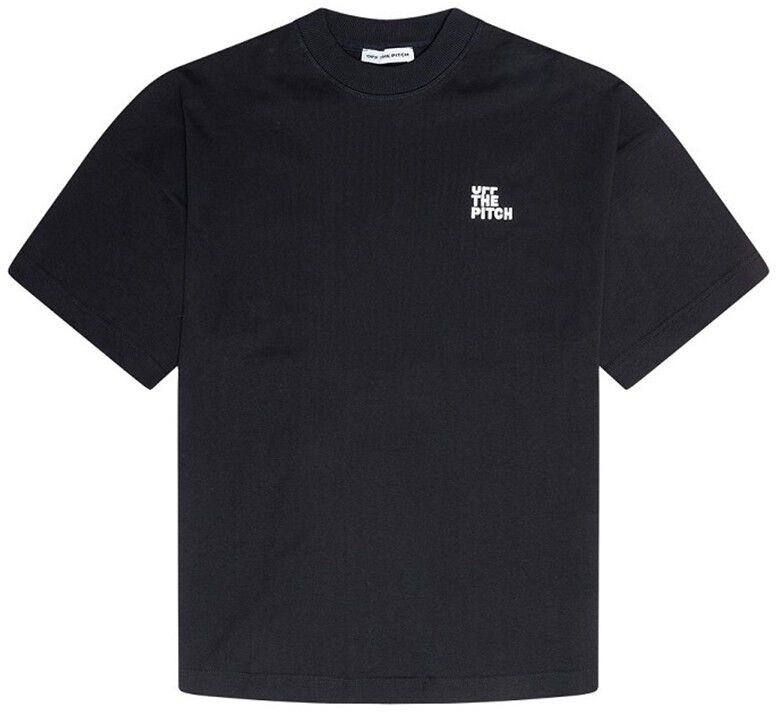 Off The Pitch Sky- High Oversized Tee Unisex zwart