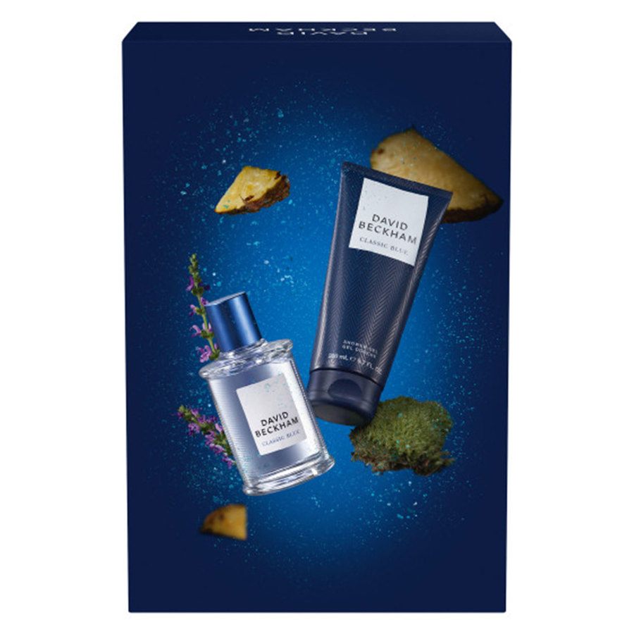 David Beckham Classic Blue Gift Set For Men