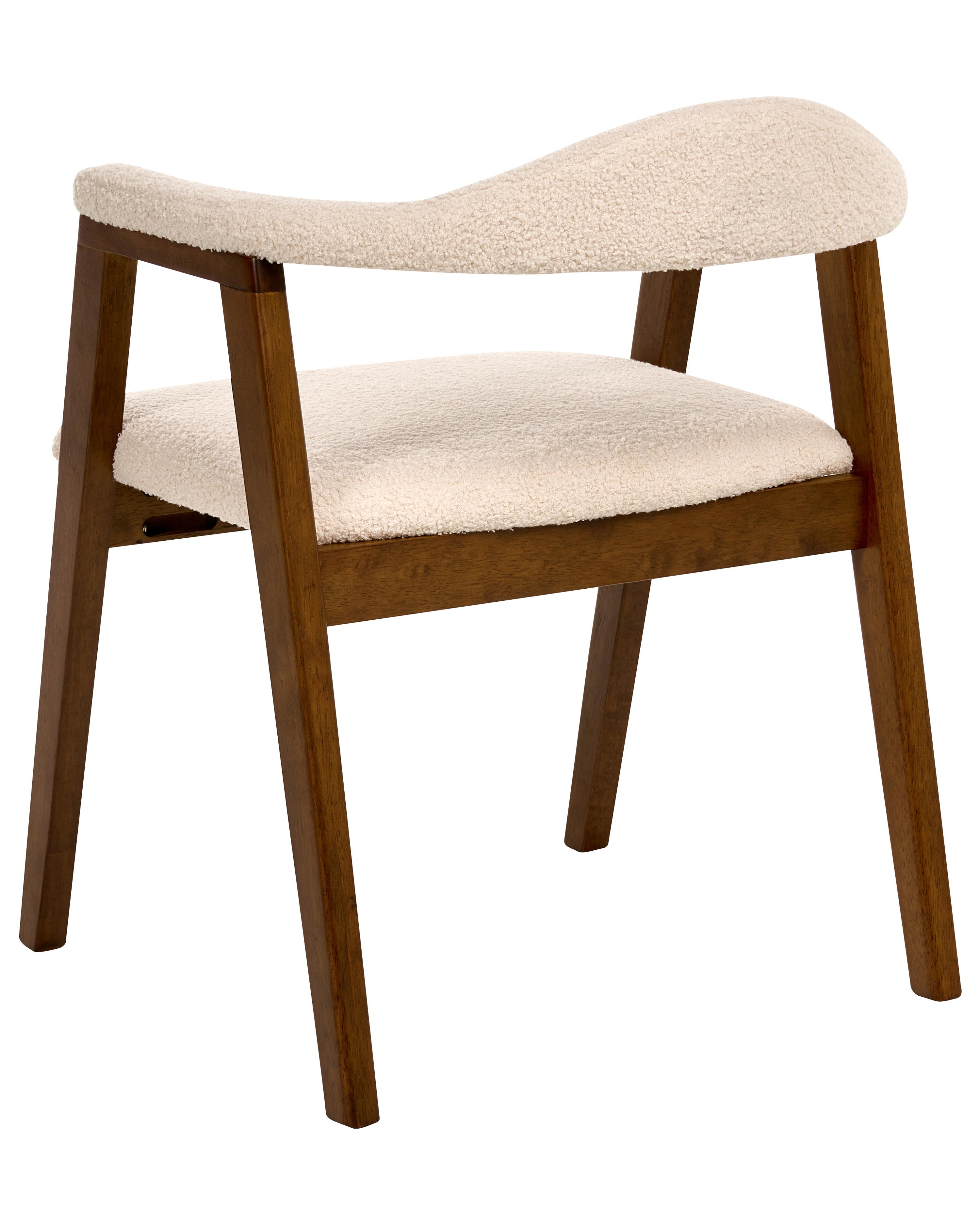 Set van 2 eetkamerstoelen ONECO Hout Donkerbruin