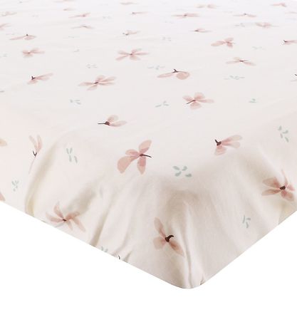 Cam Cam Stretchlaken - 70x140x15 - Windblume Creme