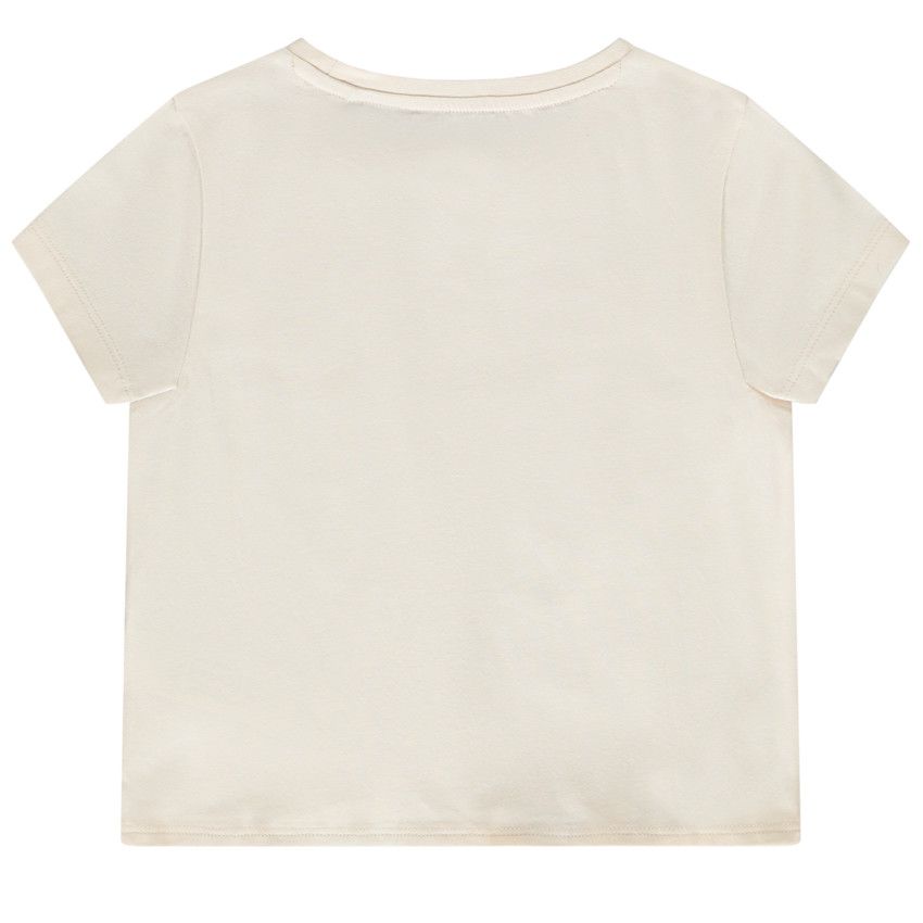 T-shirt manches courtes à nouer print glitter Nala Disney pour fille - Lilas