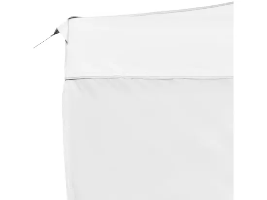 Tente de réception pliable avec parois Aluminium 4,5x3 m Blanc