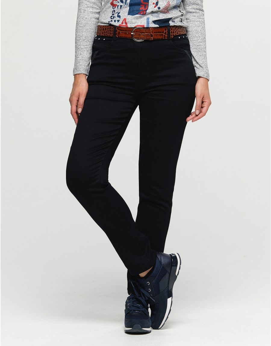 Jean chic noir stretch