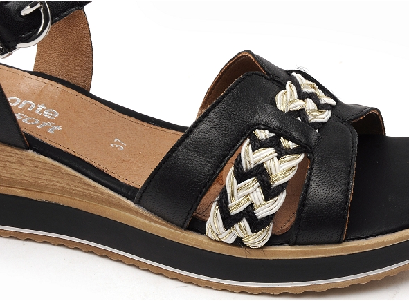 Remonte nu pieds talons femme d6461 noir