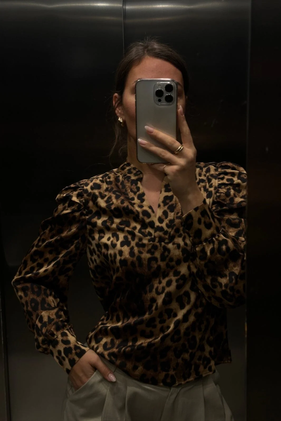 Neo Noir Rosslyn Leo Blouse