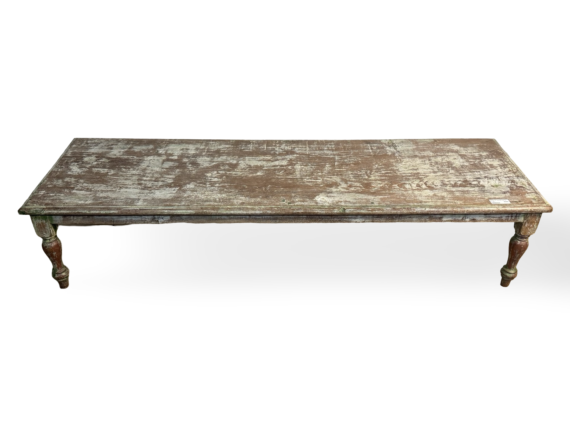 Salontafel wit/groen uniek