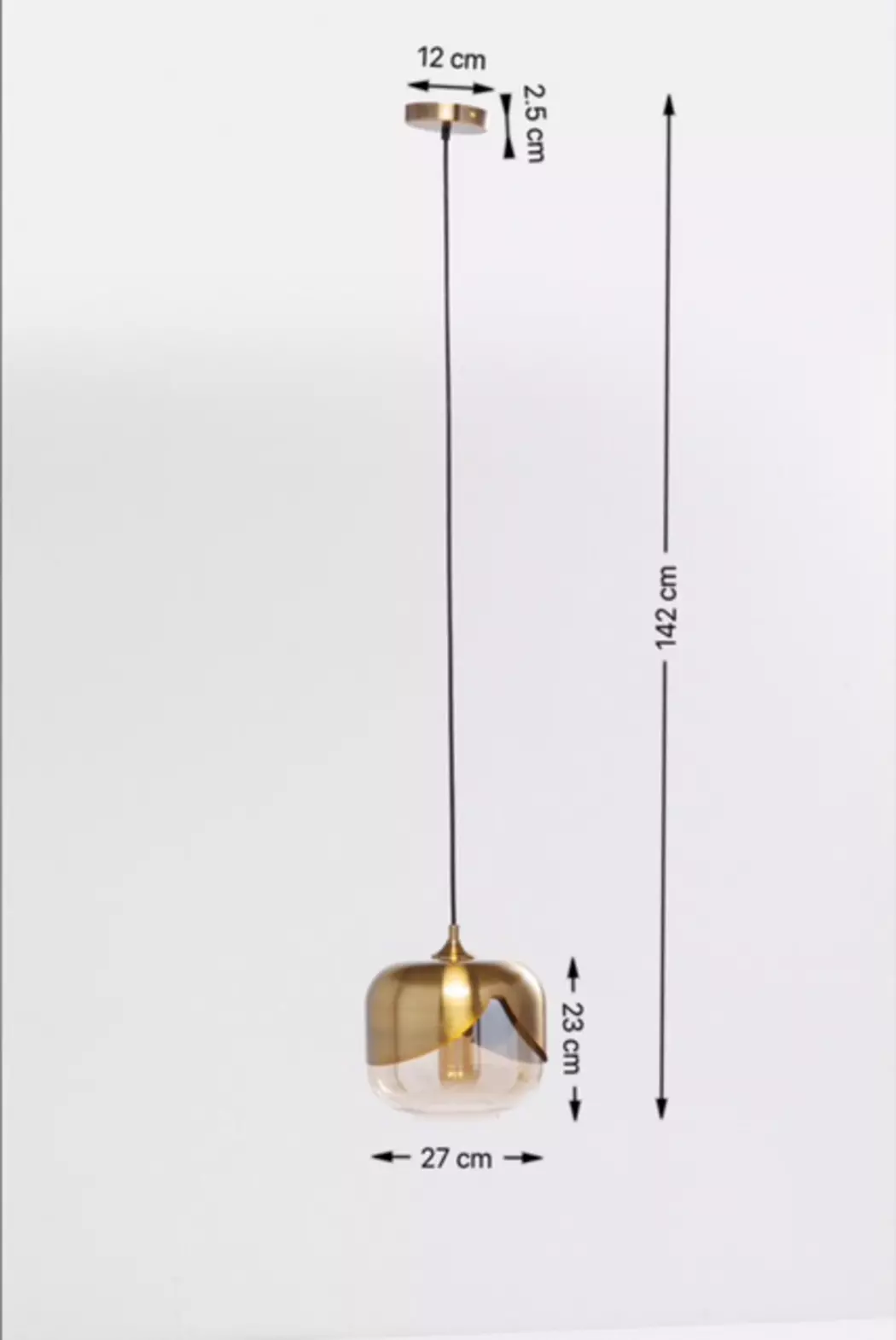 Pendelleuchte Golden Goblet