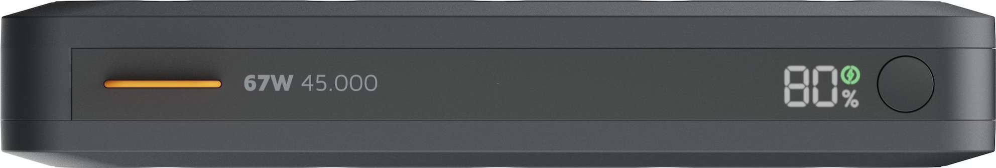 (67W) 45000mAh Fuel Series 5 Dual USB C / USB A Powerbank Power Delivery Ladegerät (FS5451) Midnight Black