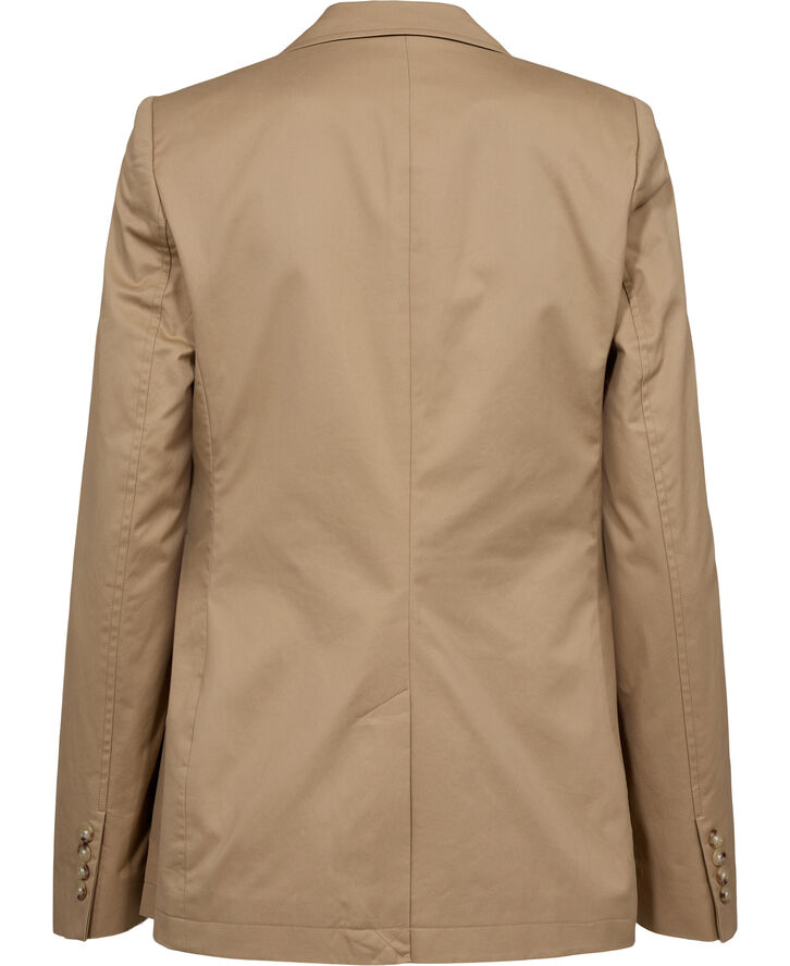 Lauren Ralph Lauren Cotton Twill Blazer Beige