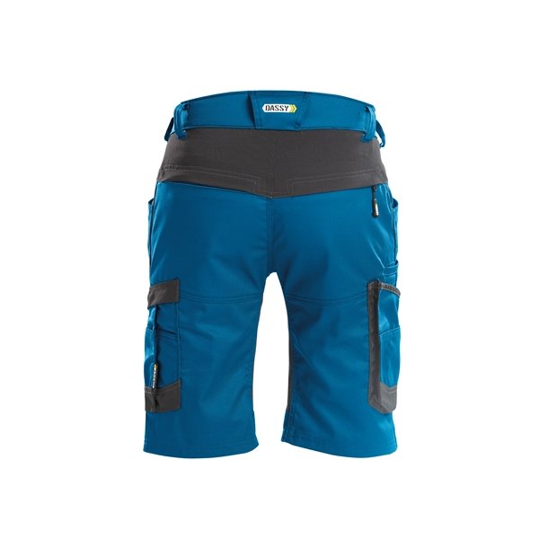 DASSY ® AXIS , SHORTS MED STRETCH Azurblå/grå