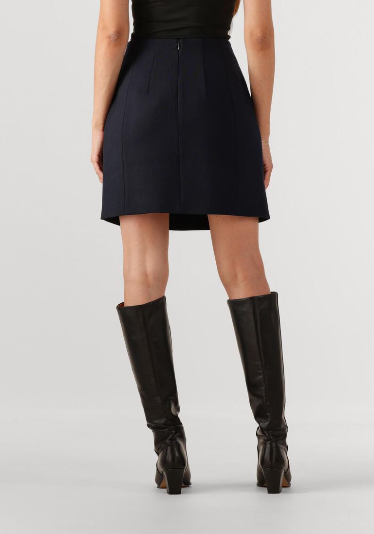 donkerblauwe herskind minirok benjamin skirt