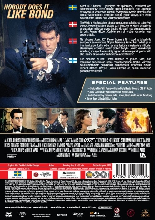 James Bond - The World Is Not Enough - DVD