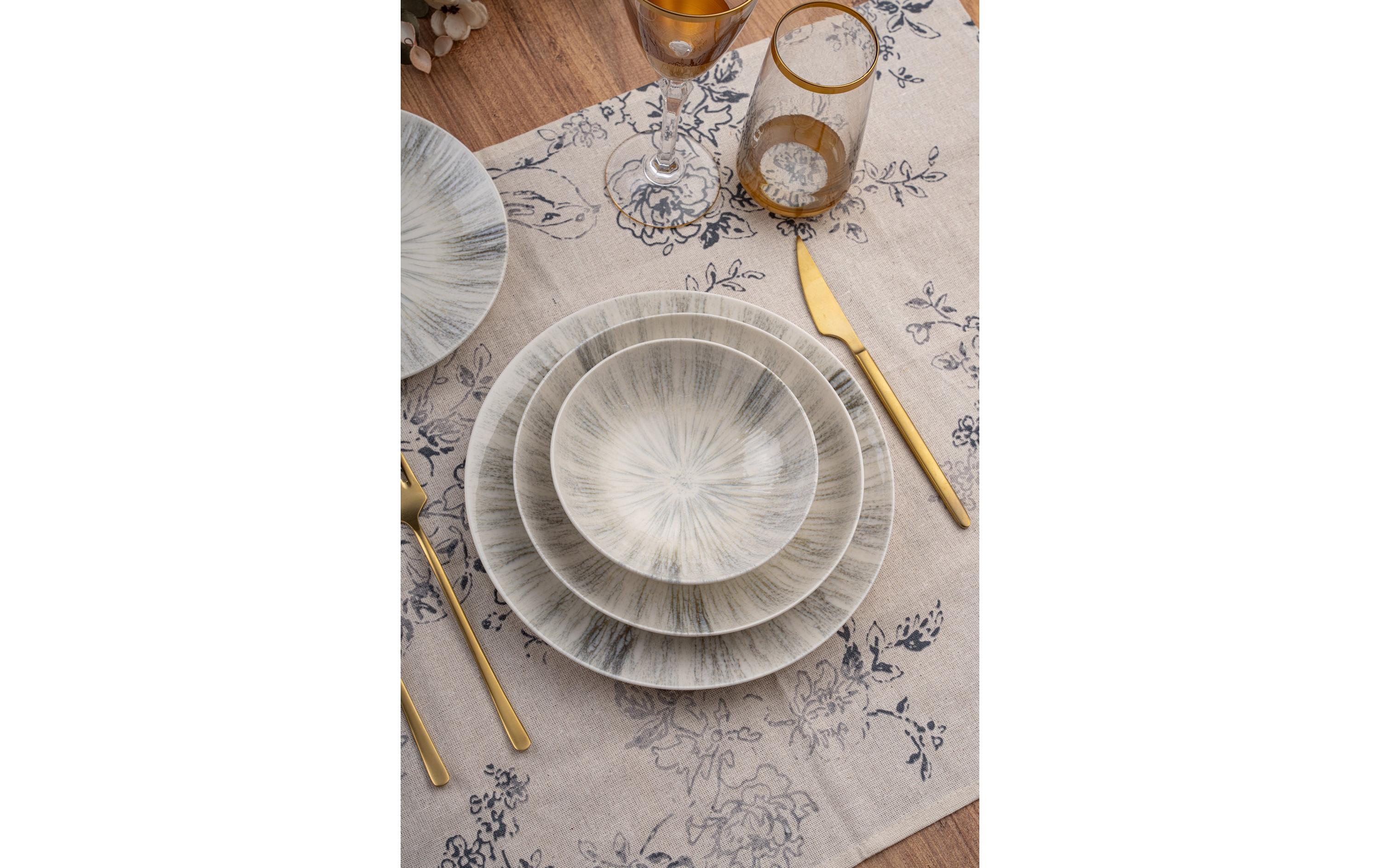 Geschirr-Set Mehrfarbig<br>Tafelservice (24 Stück)