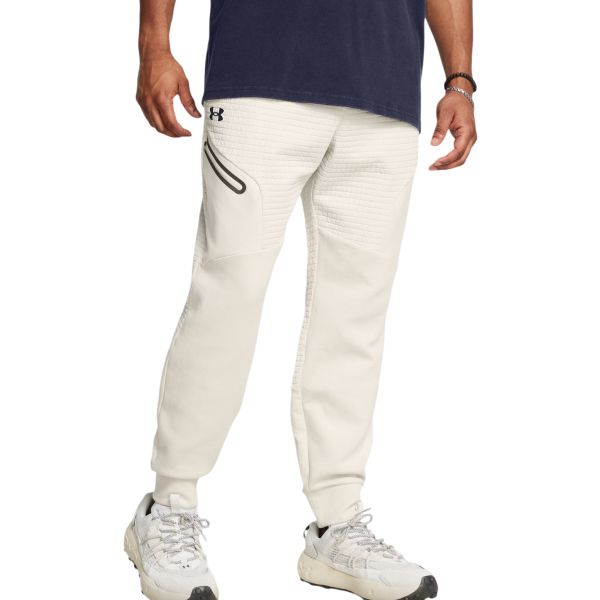 Under Armour Calças Ua Unstoppable Flc Grid Jrg 1386544-110 XXL Branco