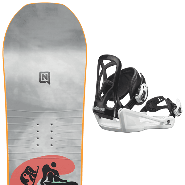 Pack snowboard NITRO RIPPER KIDS + Fix
