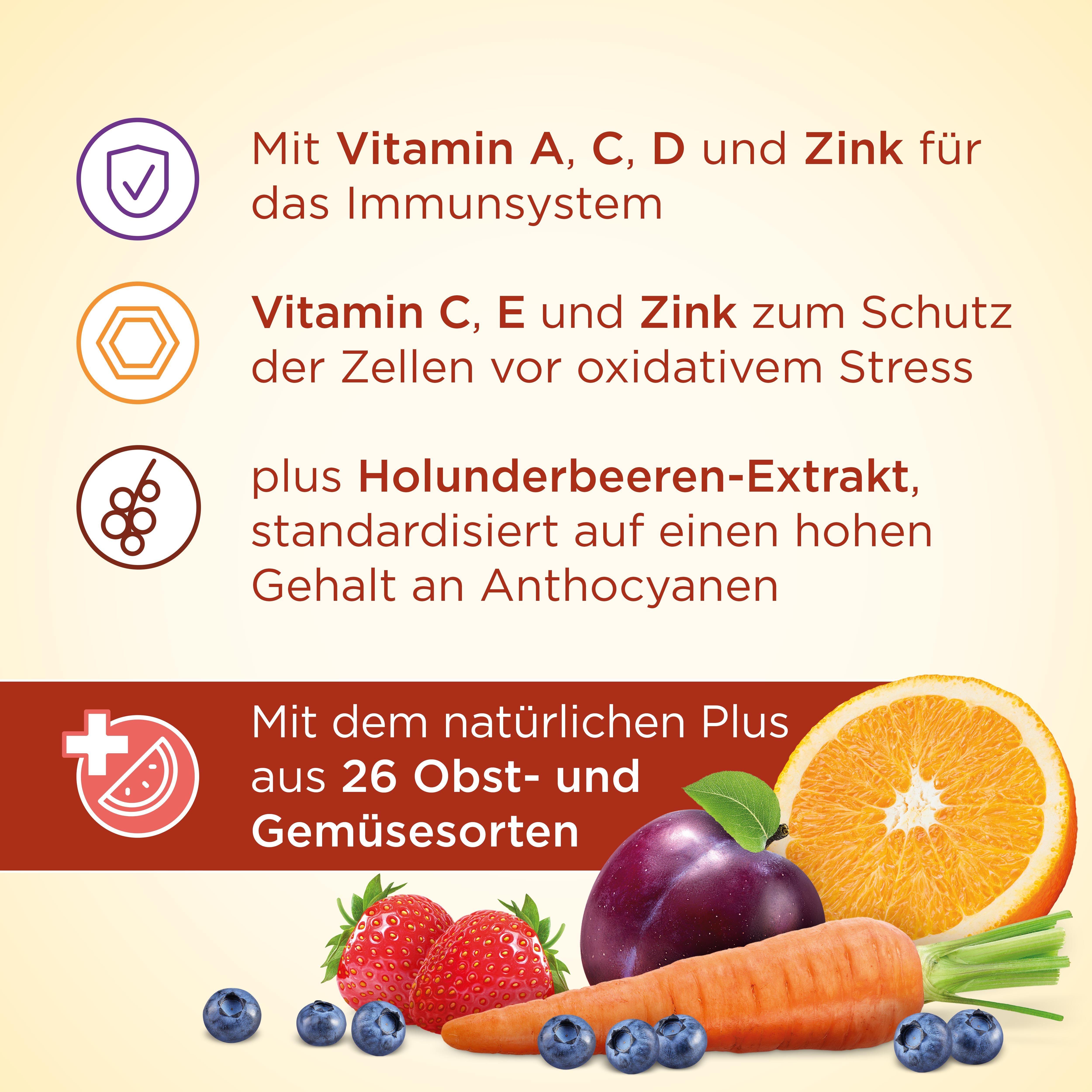 Nature's Way Immun Multivitamin Gummies - Mit Vitamin A, C, D & Zink fürs Immunsystem
