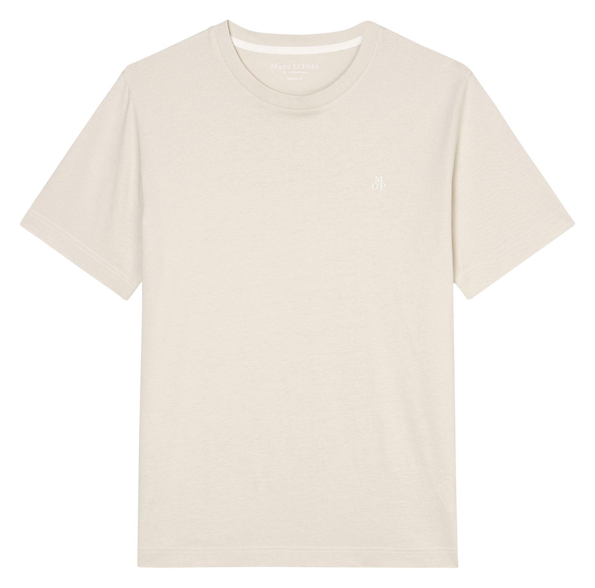 Tee-shirt droit en coton | Beige