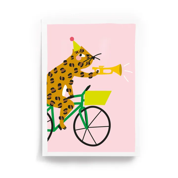 Taxi Brousse Affiche Leo  | Rose pâle