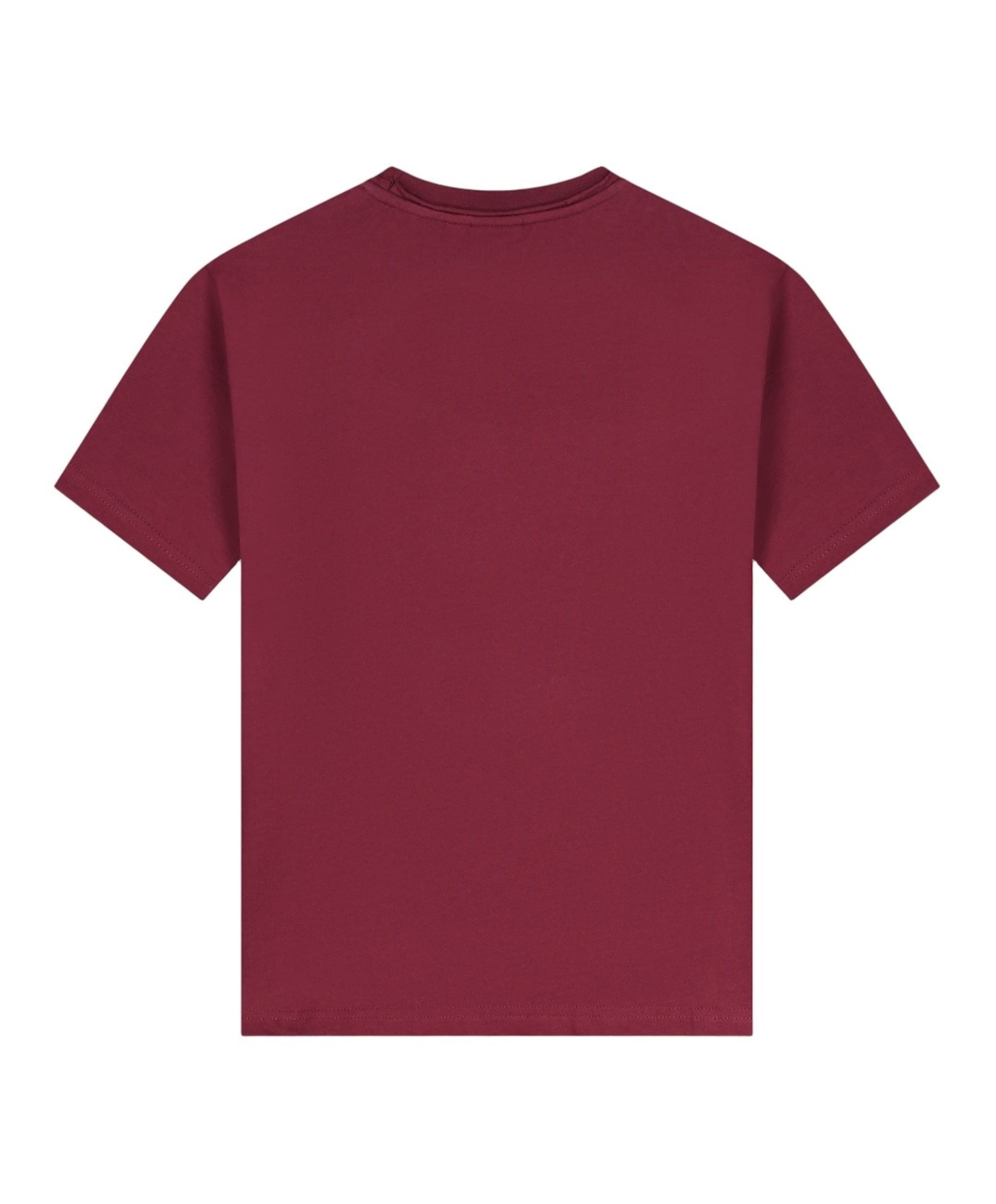 Ballin Jongens T-shirt bordeaux