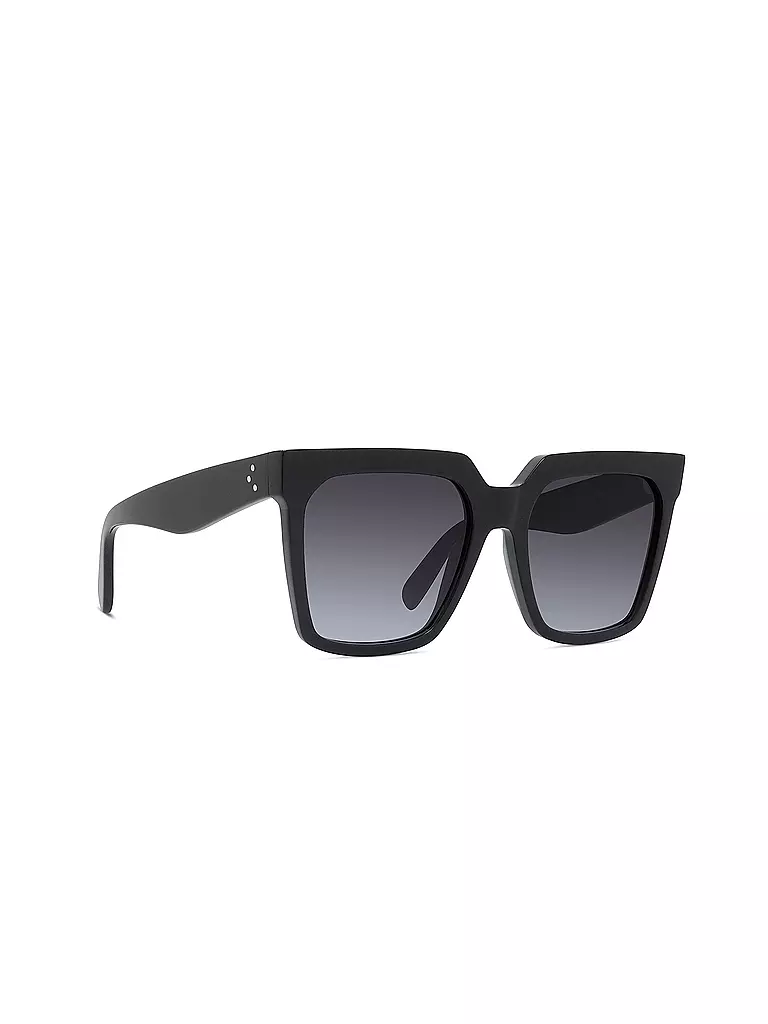 CELINE CELINE 3 Dots schwarze eckige Sonnenbrille schwarz