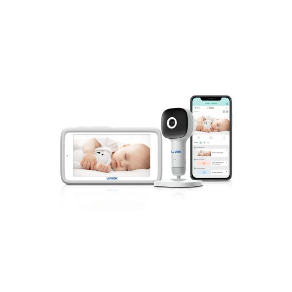 Luvion Grand Elite 4 Connect Crib - Babyfoon - Wit