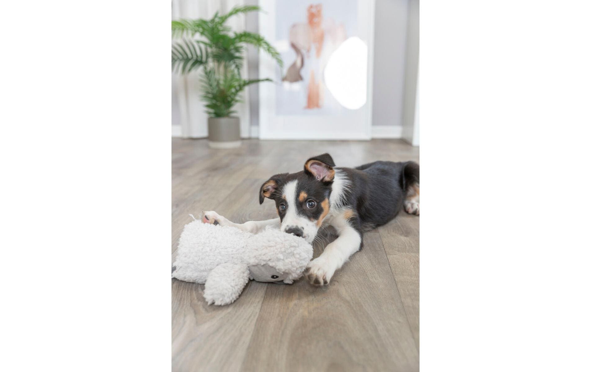 Hunde-Spielzeug Pinguin, 24 cm, WeissPlüschtier