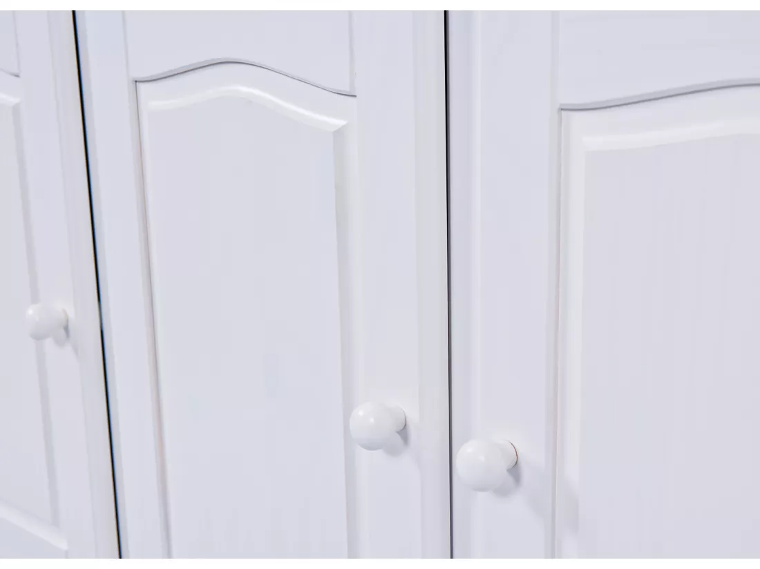 Vaisselier 3 Portes en Bois Massif 