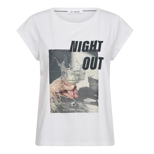 Co'Couture NightCC Out T-shirt, White, M