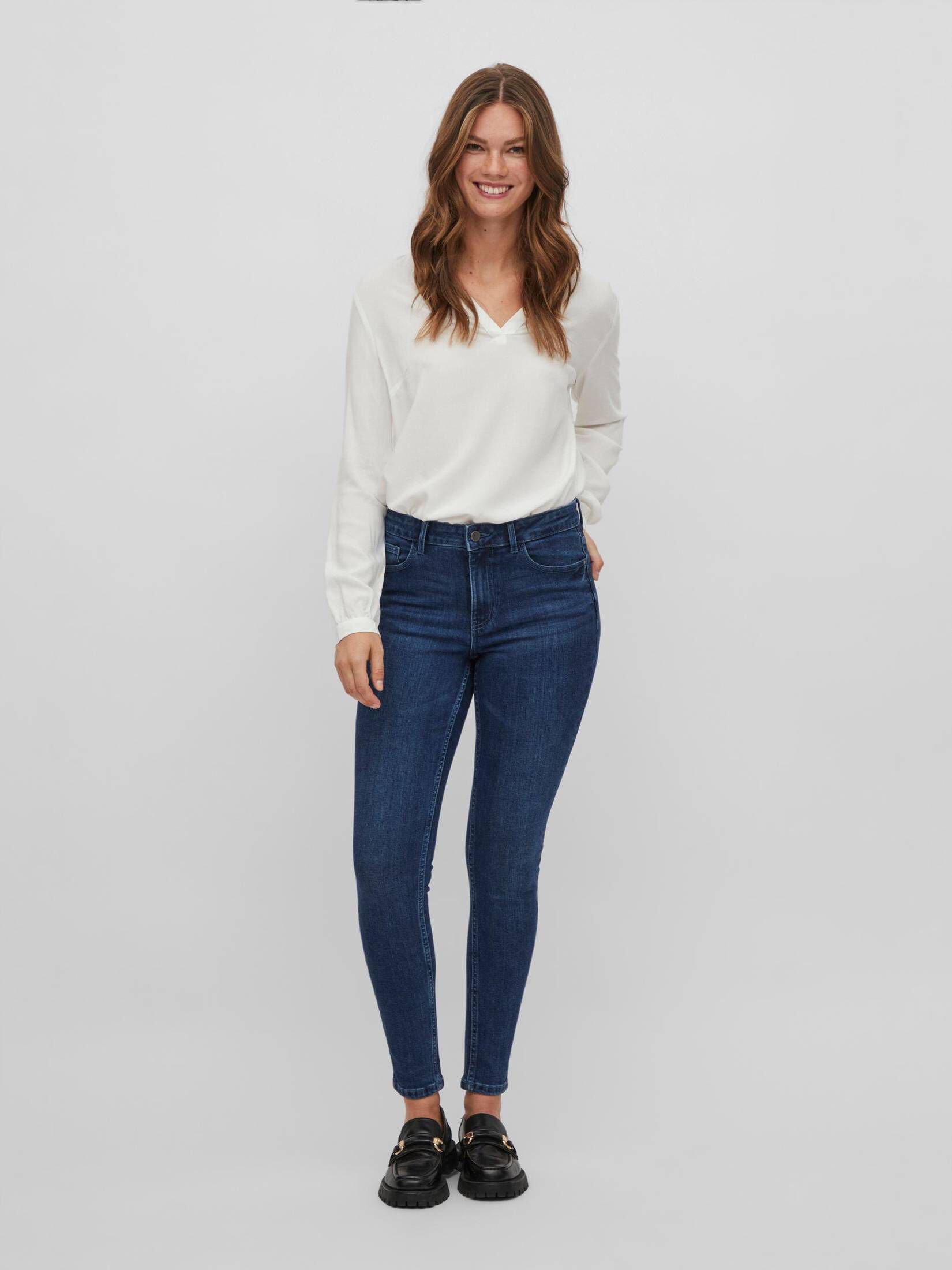 Vila| Damen Jeans VISKINNIE IT RW MBD