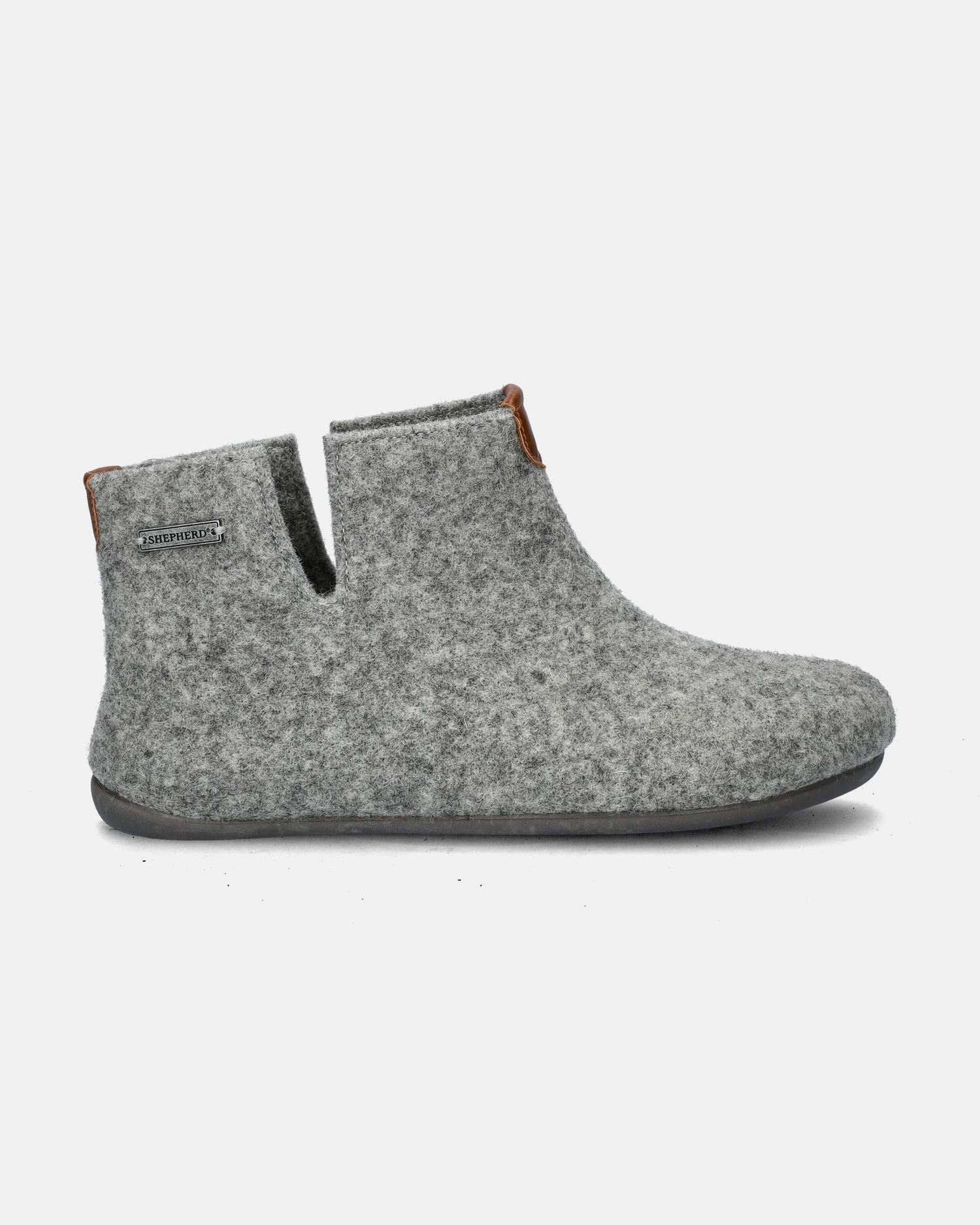 Shepherd Ester Pantoffels  - grijs